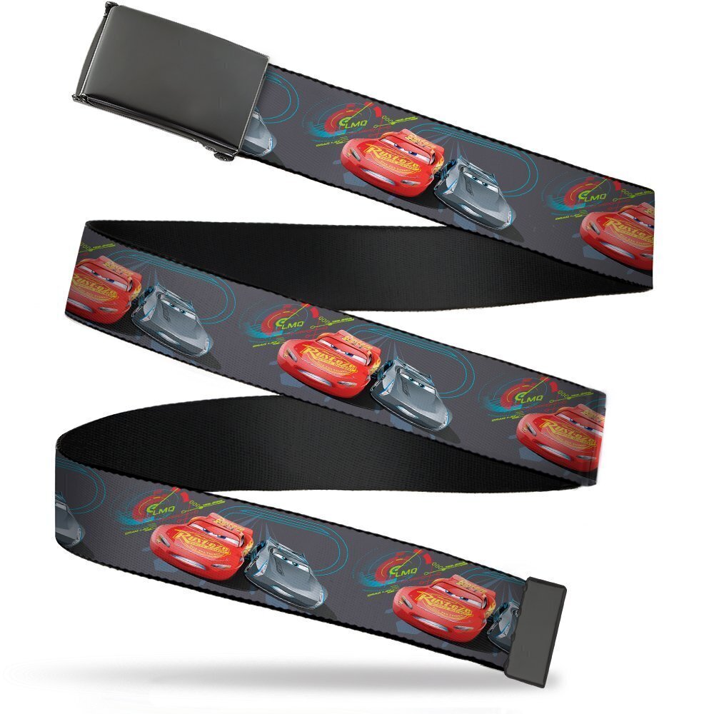 3509 Unisex-Adult's Web Belt Cars, Multicolor, 1.5" Wide-Fits up to 42"